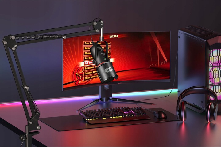 MOZOS MKIT-GX MIKROFON ZE STATYWEM NASTĘPCA MKIT-700PRO V2 DO KOMPUTERA