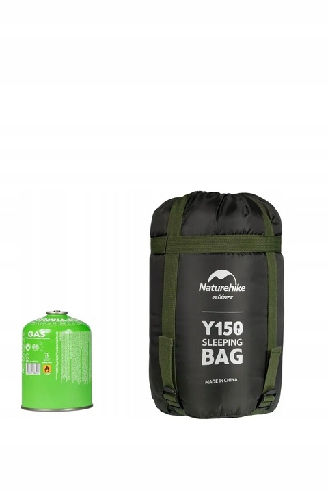 Śpiwór turystyczny Naturehike Y150L NH21MSD08 Green lewy