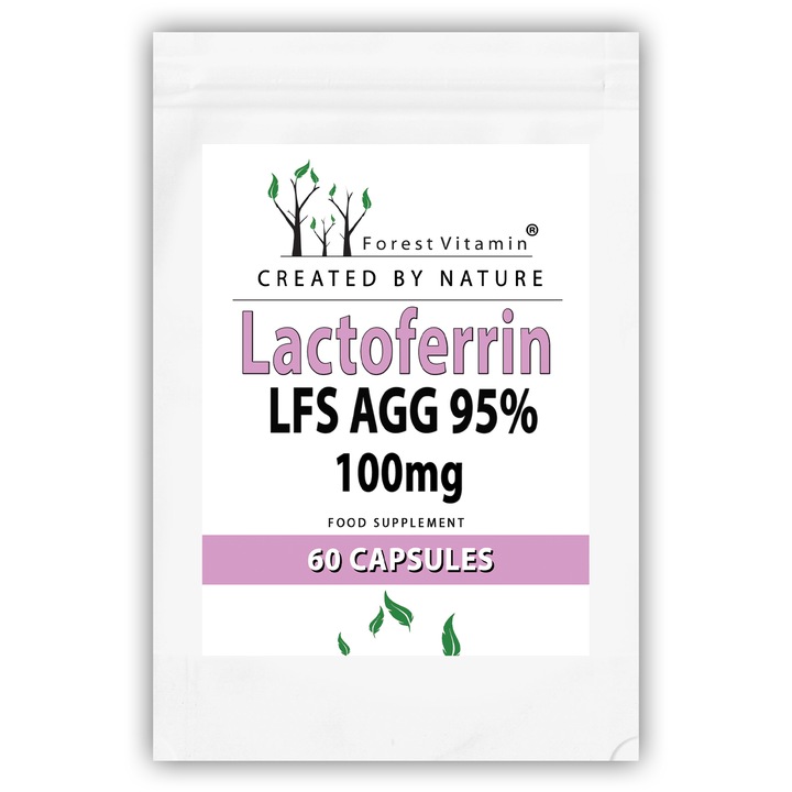 LAKTOFERYNA LACTOFERRIN 95% 60 kaps PERFEKCYJNA JAKOŚĆ
