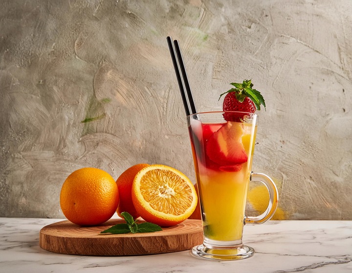 Szklanki Caffe Latte GLASMARK 6szt do kawy latte na stópce 250ml