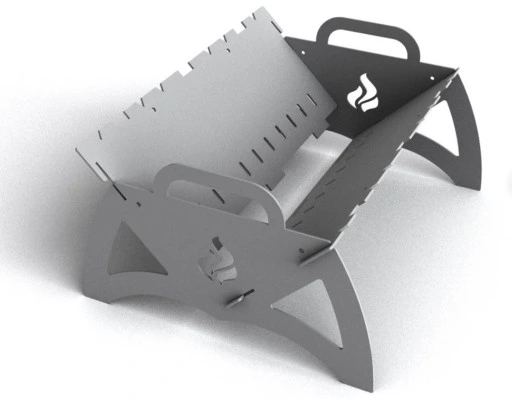 GRILL SKŁADANY, WĘGLOWY, TURYSTYCZNY