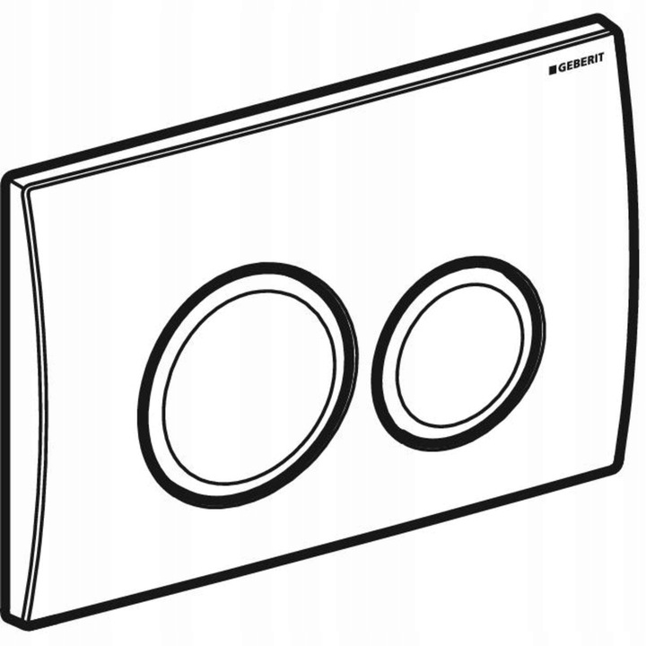 Przycisk spłukujący do WC Geberit DELTA 20 biały 115.127.11.1