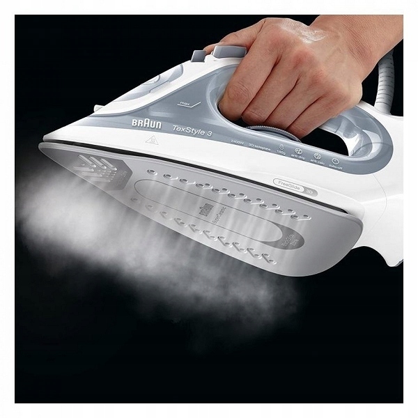 Żelazko parowe Braun TexStyle 3 SI3054 GY blokada kapania