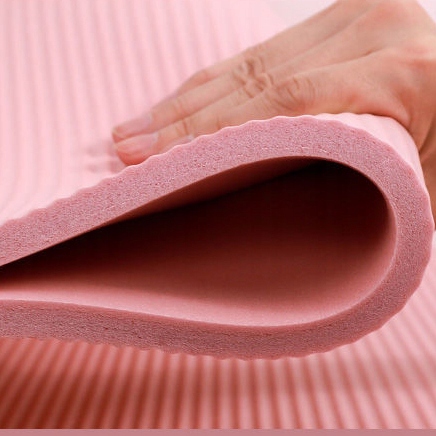 Mata do jogi 185x61x1cm Gruby czarny