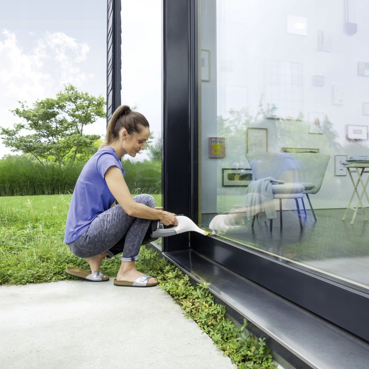 MYJKA DO SZYB OKIEN MOCNY KARCHER WV 6 PLUS + ŚRODEK DO MYCIA + 2x PADY