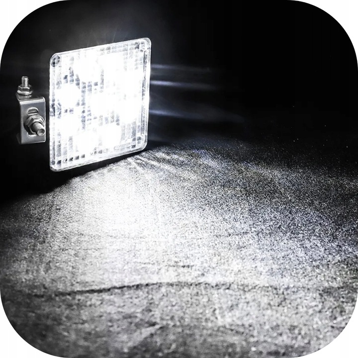 LAMPA LEDOWA ROBOCZA IP 65 SZPERACZ LED 12V LAMPY HALOGENY SAMOCHODOWE