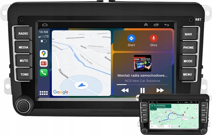 RADIO NAWIGACJA ANDROID VW PASSAT B6 B7 GOLF 5 6 TIGUAN TOURAN CADDY T5 T6