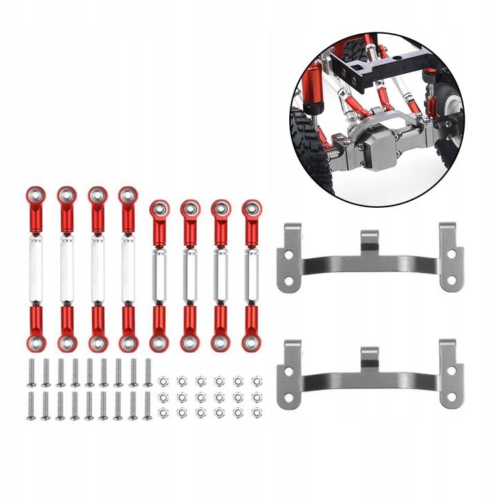 RC Car Pull Rod Base Drążek ściągający 1:12 dla MN D90 D91 MN99S Truck