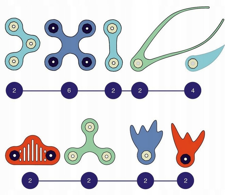 CLIXO CL-8099 OCEAN -Podwodny świat Kreatywne klocki magnetyczne Nowość USA