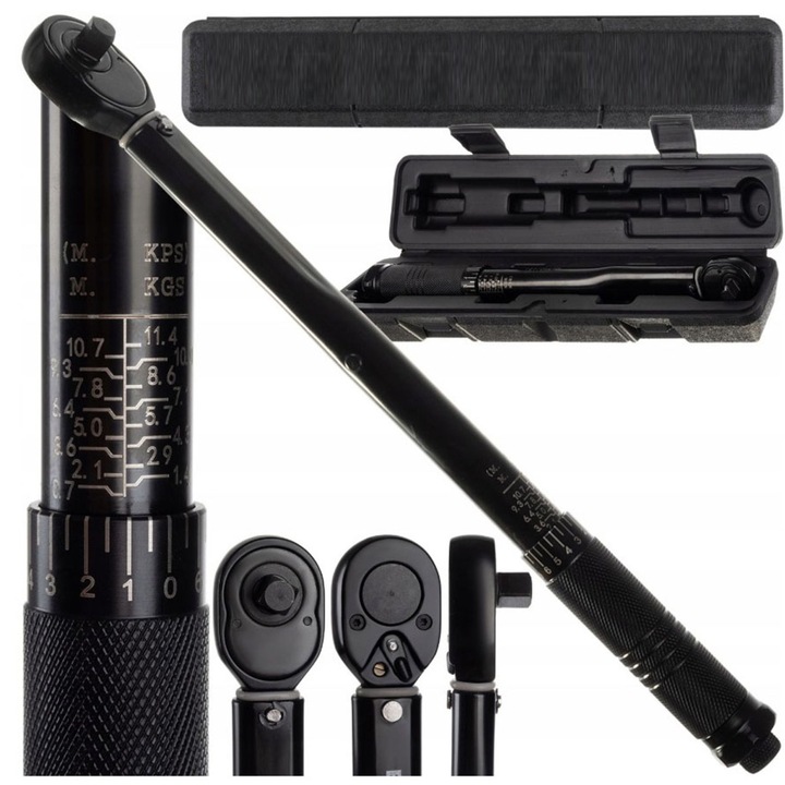 KLUCZ DYNAMOMETRYCZNY 3/8 19-110Nm DO KÓŁ GŁOWICY ŚWIEC PRECYZYJNY PRO