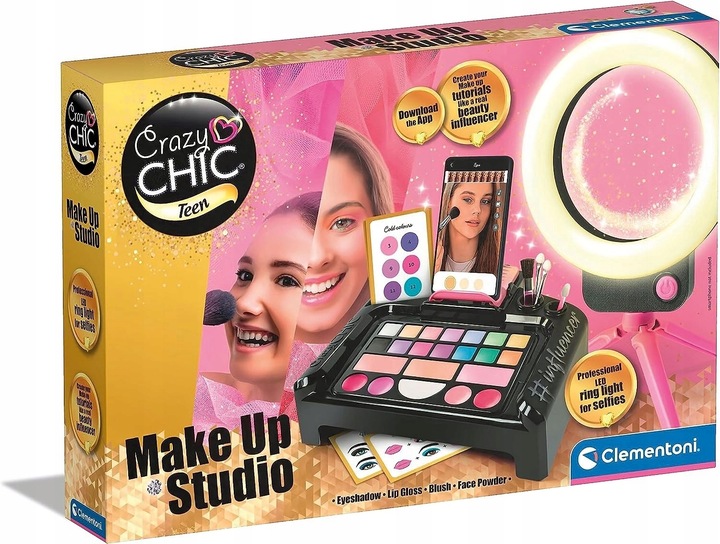 Clementoni Crazy Chic - Studio make up beauty Influencer 16653