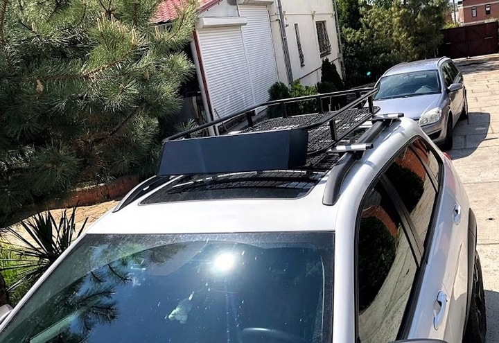 Aluminiowy Bagażnik Dachowy na relingi "Reiling Aero" 120cm RA120