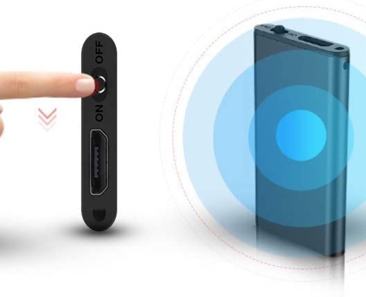 Dyktafon mini mały szpiegowski 32GB podsłuch draVires