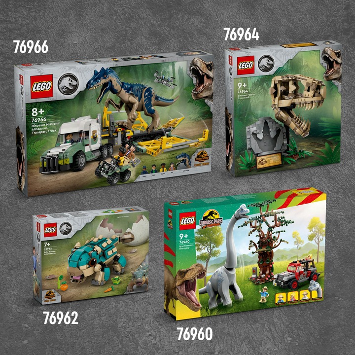 LEGO DINOZAURY 76965 Odkrycie stegozaura ZESTAW KLOCKI +TORBA NA PREZENT