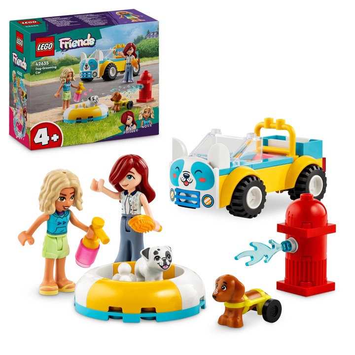PREZENT LEGO dla 4, 5 latki FRIENDS 42635 Samochód do pielęgnacji psów +