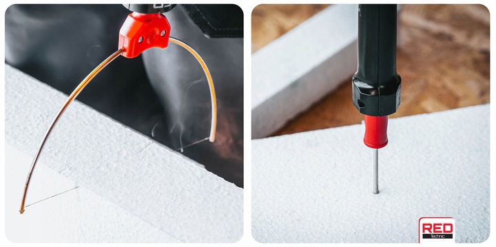 NÓŻ TERMICZNY DO CIĘCIA STYROPIANU 3W1 WYCINARKA DO MATERIAŁÓW IZOLACYJNYCH