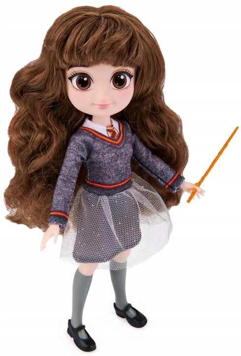 HARRY POTTER HERMIONA GRANGER LALKA FIGURKA Z RÓŻDŻKĄ 20 CM