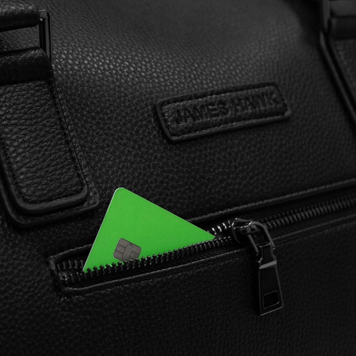 James Hawk Suit Weekender - Torba podróżna z miejscem na garnitur i koszulę