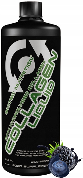 SCITEC PŁYNNY KOLAGEN 1L B6 SKÓRA WŁOSY PAZNOKCIE