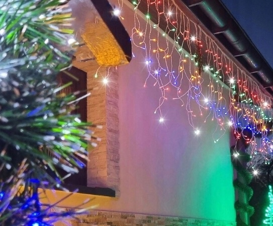 SOPLE FLASH 1000LED 40m ZEWNĘTRZNE MULTIKOLOR KOLOROWE lampki z Flashem