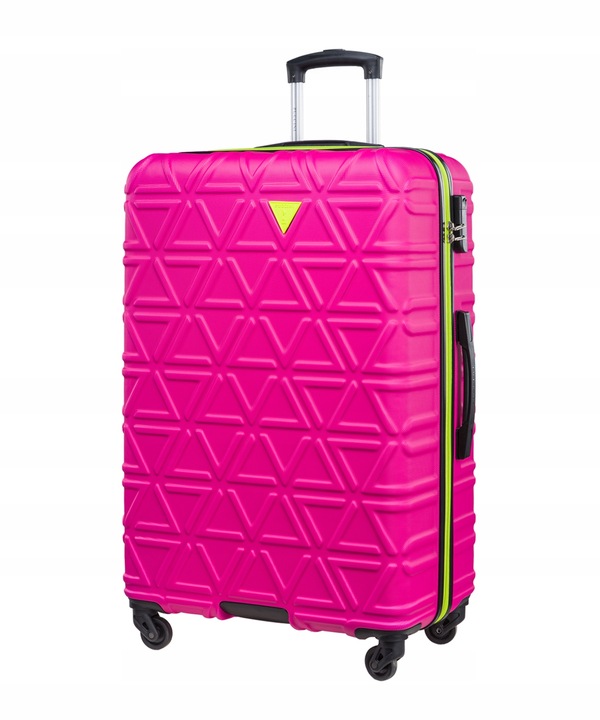 PUCCINI Zestaw WALIZEK Podróżnych Duża Średnia Kabinowa 3w1 ABS ABS018 3A