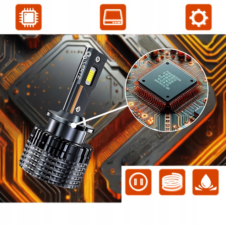 Żarówki ksenonowe żarnik Palniki LED D2S D2R LED Plug&Play Xenon CANBUS