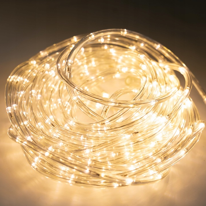 WĄŻ ŚWIETLNY ZEWNĘTRZNY 720LED LAMPKI OZDOBY ŚWIĄTECZNE 30m ZEW/WEW BALKON