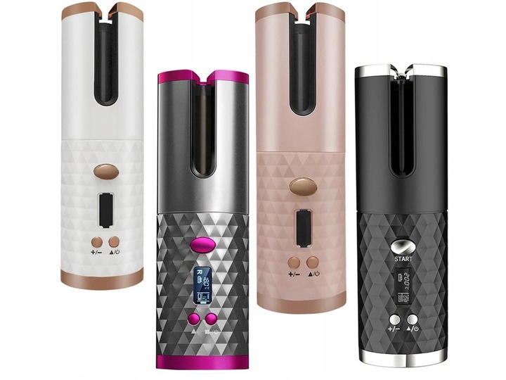 AUTOMATYCZNA LOKÓWKA DO WŁOSÓW OBROTOWA LCD