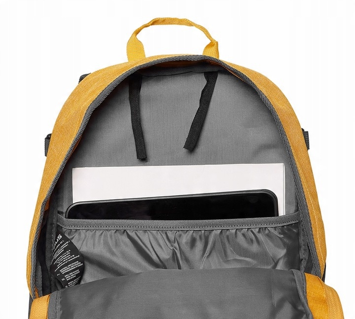 WYGODNY WENTYLOWANY PLECAK MIEJSKI CAMPUS MULLACO | POJEMNOŚĆ 30L | ŻÓŁTY