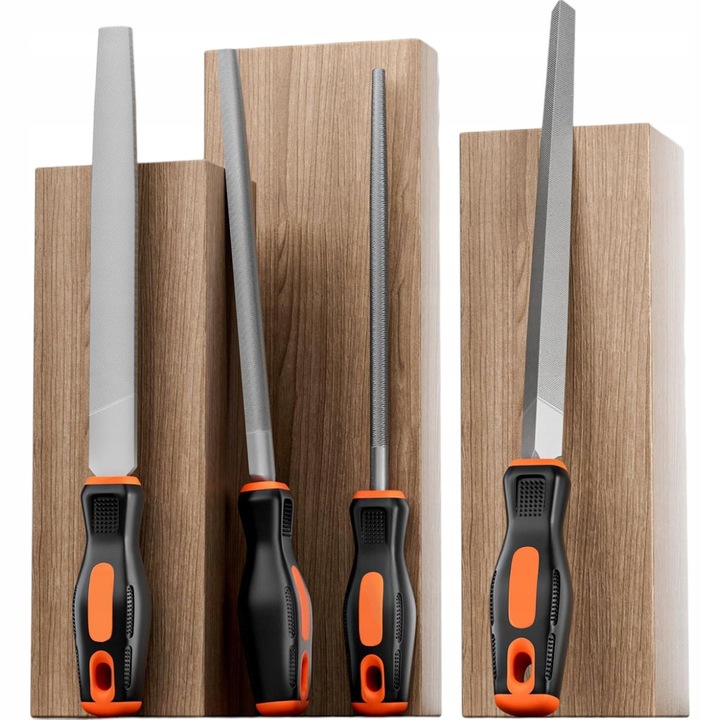 Zestaw pilników do metalu drewna iglaki iglaków tarniki zdzieraki etui 18el