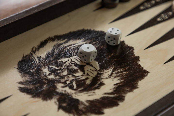 Szachy+ Backgammon+Warcaby duże/ Tryktrak