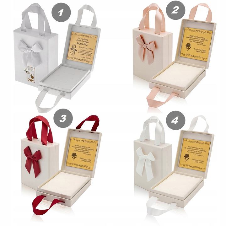 ZŁOTY ŁAŃCUSZEK Z MEDALIKIEM PAMIĄTKA I KOMUNII ŚWIĘTEJ + GRAWER + GRATISY