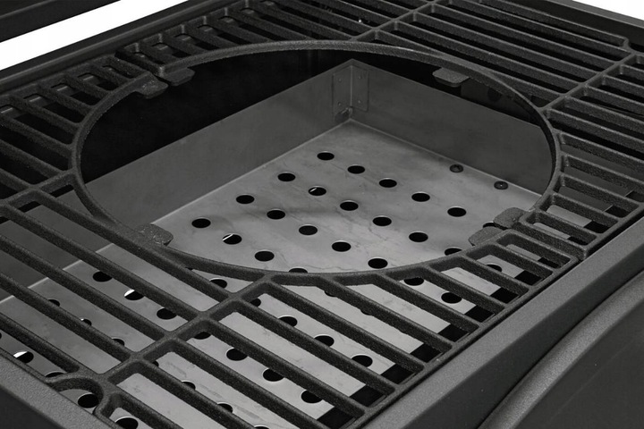 Grill Węglowy Activa Mastercook Angular Ruszt Żeliwny 57,5 x 42,0 cm