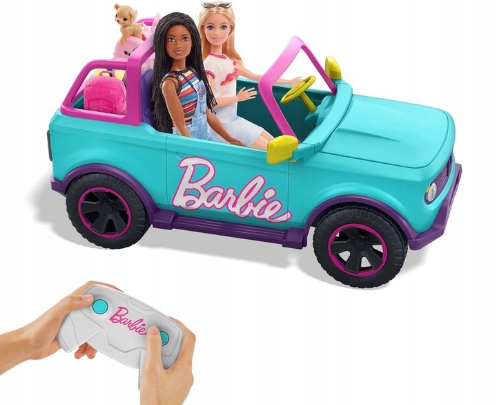 LALKA BARBIE HOT WHEELS AUTO SUV samochód zdalnie sterowany RC