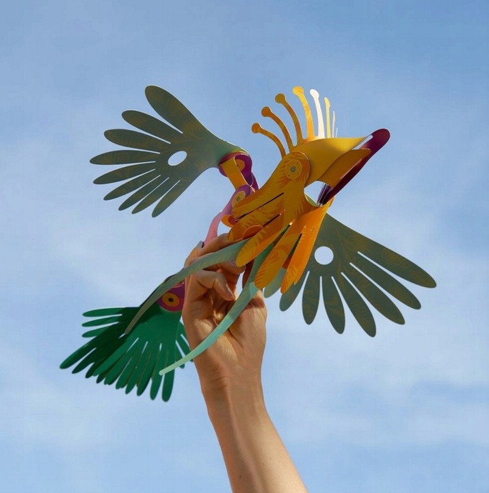 CLIXO CL-0149 Tropikalne Ptaki Kretywne magnetyczne klocki konstrukcyjne