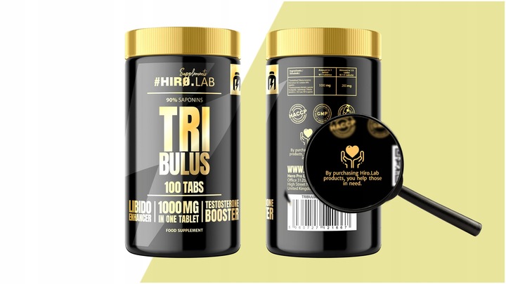 TRIBULUS testosteron TERRESTRIS BUZDYGANEK testo na libido 1000 mg hiro