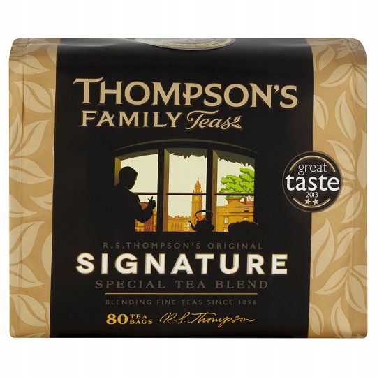 THOMPSONS SIGNATURE BLEND TEA 4x80 herbata IRL