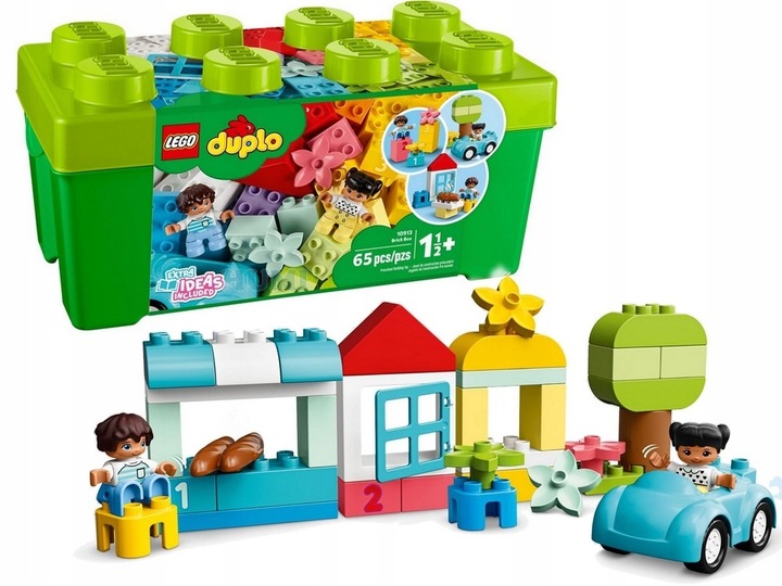 LEGO DUPLO 10913 Skrzynka klocków Pudełko KLOCEK + Torba LEGO na prezent