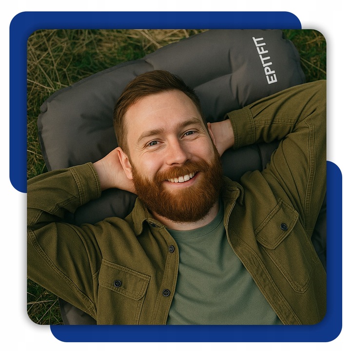 Materac Samopompujący Jednoosobowy Pojedynczy do Spania Pod Namiot 190x60cm