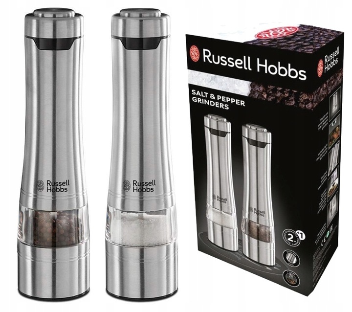 RUSSELL HOBBS ZESTAW MŁYNKÓW DO SOLI I PIEPRZU