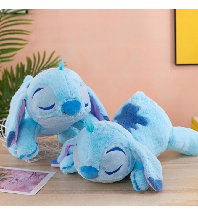ŚPIĄCY STITCH DUŻA MASKOTKA PODUSZKA KOCYK LILO I STICH PLUSZAK PRZYTULANKA