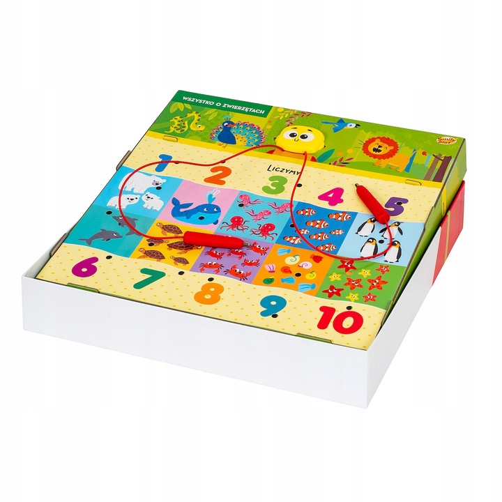 Smily Quiz elektroniczny WSZYSTKO O ZWIERZĘTACH SP98277 dla dzieci 3+