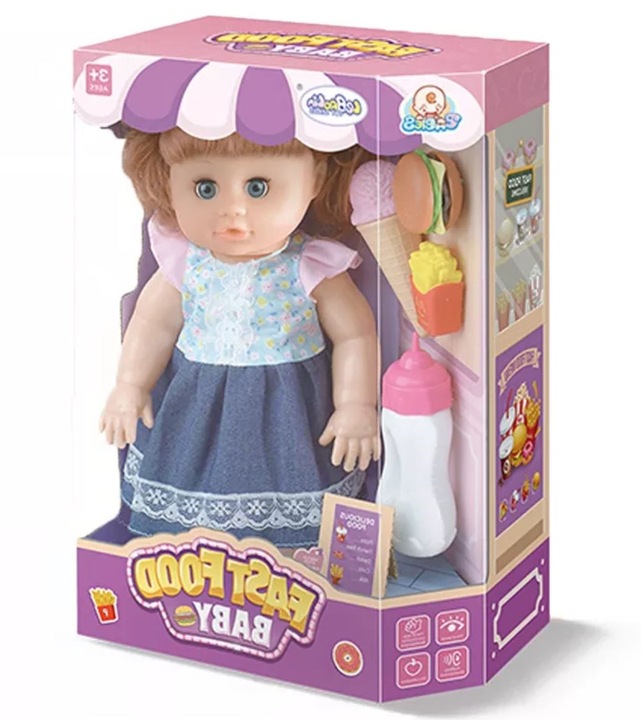 Bobas LALKA NEW BORN PIJE SIKA MOWI INTERAKTYWNA