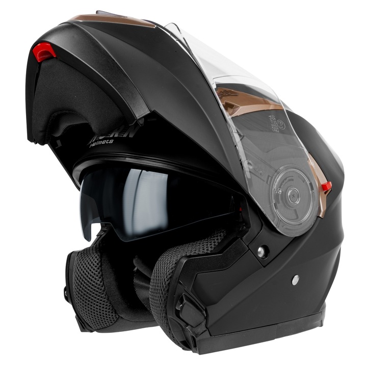 Kask motocyklowy Horn h925 szczękowy flip-up XS pod interkom, ECE22-06