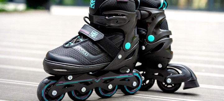 Rolki Regulowane RAVEN Drill Mint/Pink 34-37