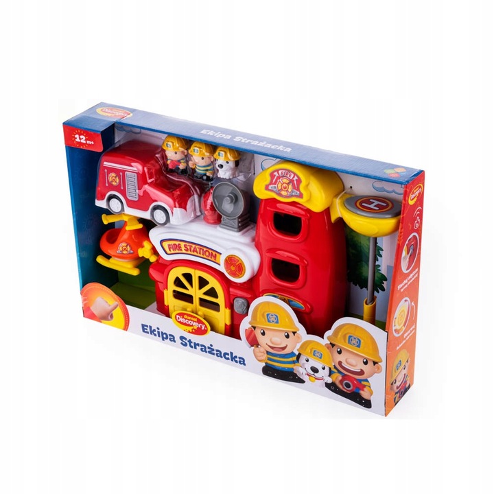 Zabawka interaktywna Remiza Ekipa strażacka Dumel