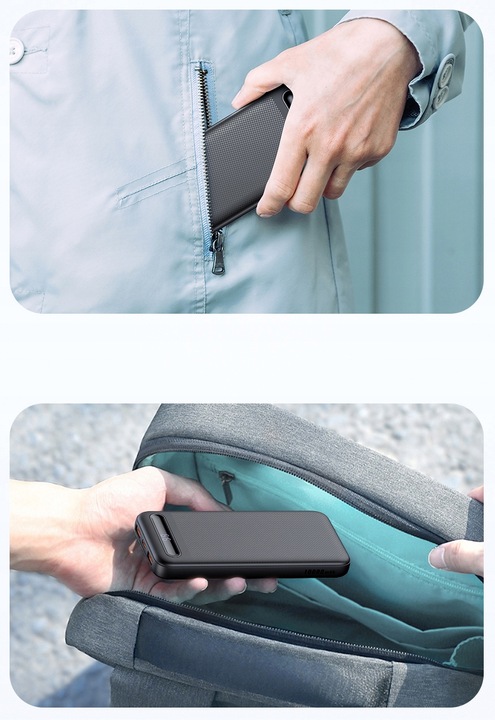 MCDODO POWERBANK 30000MAH Z WYŚWIETLACZEM 2X USB USB-C 2A 10W + KABEL USB-C