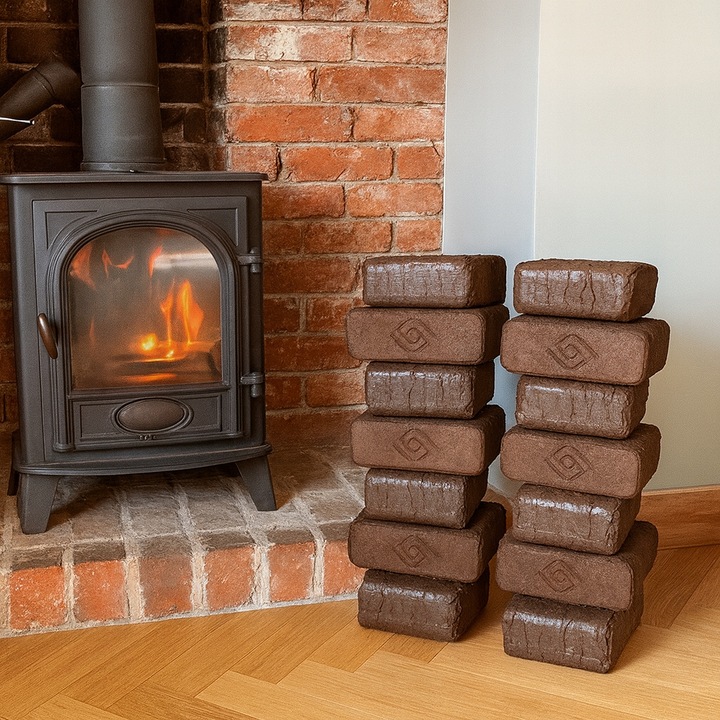 Brykiet drzewny BrikPro 6h do kominka grilla pieca 100% naturalne 20,16 kg