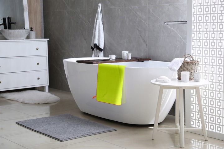 RĘCZNIK Z MIKROFIBRY 80x150 cm LIMONKA NEW