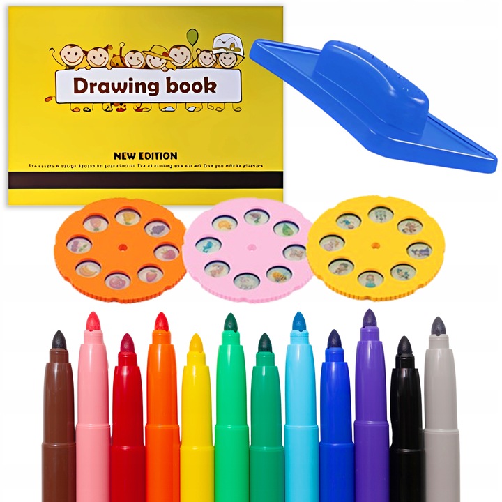 Projektor do Rysowania dla Dzieci Rzutnik do Nauki Tablica ze Stołem Mazaki